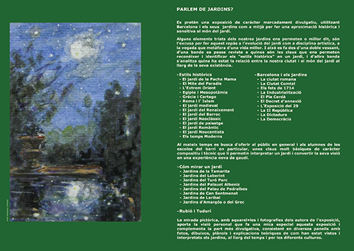 Parlem de jardins