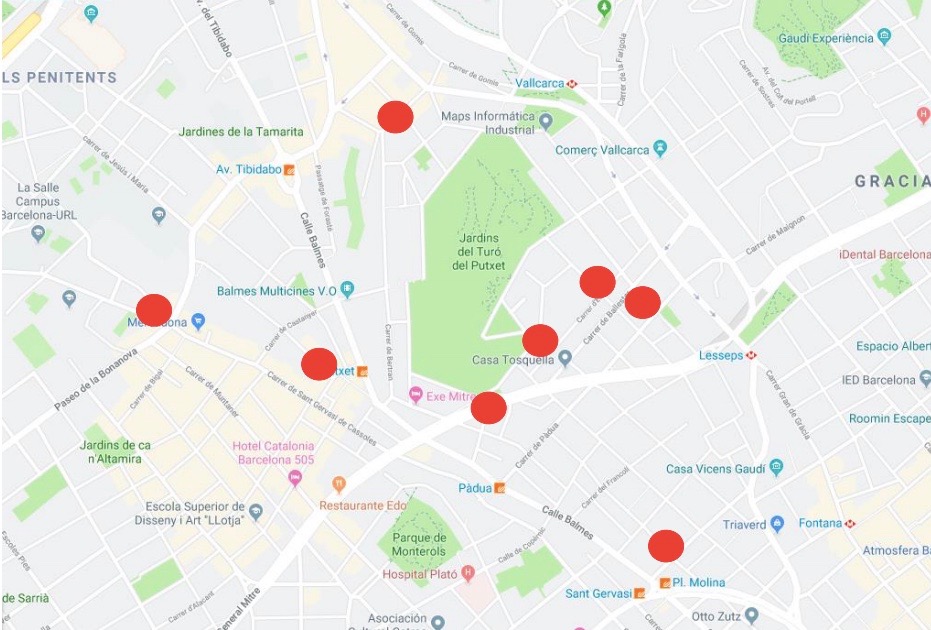 Ocupacions mapa denuncia JxCat